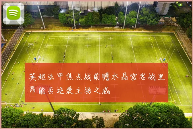 英超法甲焦点战前瞻水晶宫客战里昂能否逆袭主场之威
